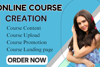 do ebook online course content, lesson plan, kajabi course video,course creation