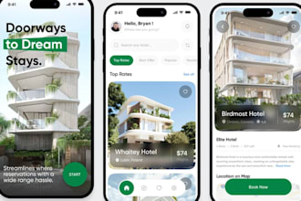 build hotel booking app, ticket booking app, with ai integration