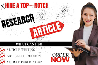 help you write or edit your research article for publication