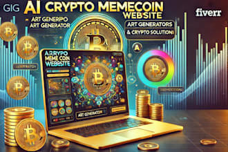 develop saas ai crypto meme coin art generator web,pepe coin,ai memecoin website