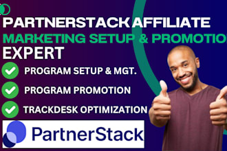 setup partnerstack affiliate marketing program promotion website integration