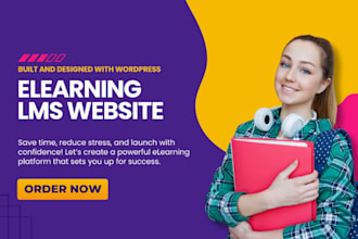 develop a profitable elearning or online course website with lms