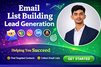 do b2b lead generation, linkedin leads and verified data lists