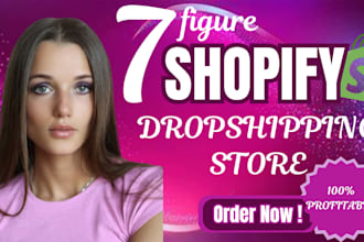 build eco friendly shopify dropshipping store, cbd, fitness, pet product store