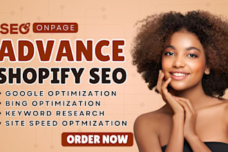 optimize on page technical seo for shopify website top gooogle ranking