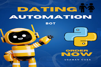 develop okcupid bot, eharmony bot, ourtime bot, tawkify bot, zoosk bot