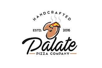 make restaurant palate pizza company logo