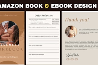 do kdp workbook design, journal,  kids book, book formatting, flipbook, cookbook
