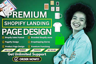 create shopify website, shopify landing pages, pagefly to boost shopify sales