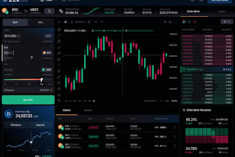 develop crypto arbitrage screener, stock screener with advanced features
