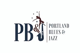make unique partner music dance logo