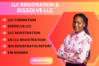 register or dissolve llc, get ein, itin, UK ltd, vat, utr, and eori