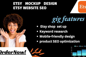 customize etsy mockup design etsy website seo