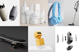 do 3d product modeling and rendering
