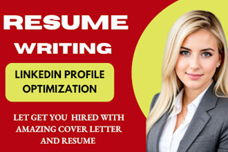 be your executive resume cv writer do cover letter writing for linkedin