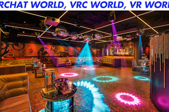 do a stunning custom vrchat world vrc world vr world for you