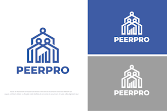 create accounting, financial, consulting, business, coaching and advisory logo