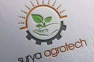 design high quality agriculture, land care, seeding logo or any graphics