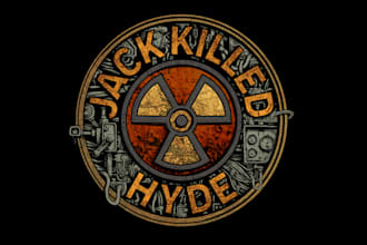 design a logo cover or tshirt for your rock metal band in a realistic style