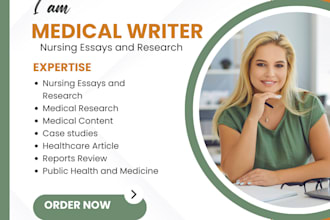 help you in nursing, medical writing, healthcare, psychology, medicine research