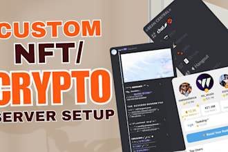 setup a custom nft discord server professionally