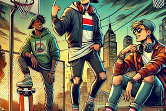 design boondocks style album covers and single cover artwork