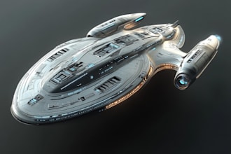 cerate concept art spaceship or vehicle design