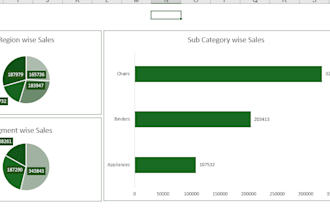 design excel dashboard, pivot table, and charts with slicer