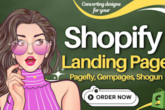 copy, clone, revamp shopify one product store landing page on pagefly, gempages