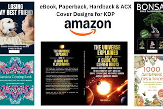do book cover design, KDP book cover, ebook cover design