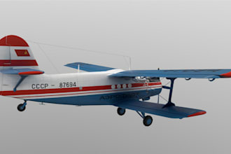 build rc plane model, private jet, aircraft animation, airbus model,plane render
