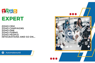 set up zoho crm, zoho campaign, zoho sites, zoho campaigns zoho one landing page