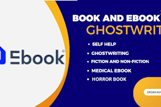 fiction ghostwriting kindle amazon kdp romance medical children christian ebook