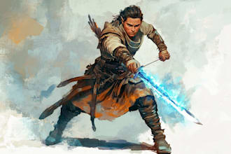 do dnd character art and design