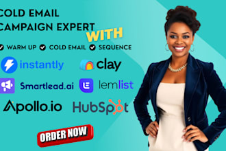 setup instantly ai for cold email campaign apollo automation workflow clay com
