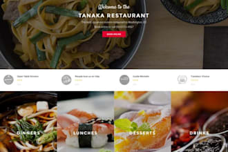 food catering website design restaurant website bakery and food booking website