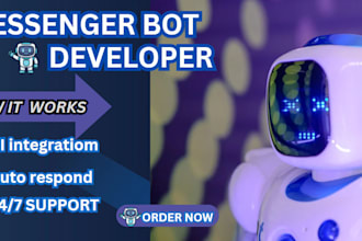 manychat messenger chat bot ai chatbot web, ai chatbot development