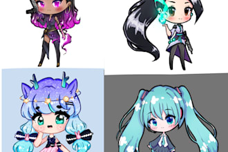 draw cute chibi character