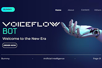 build an ai chatbot using voiceflow for your social media business