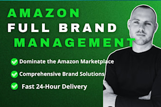 do full amazon account management and optimize your brand with data strategies