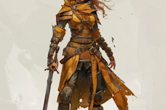 do dnd character art and design