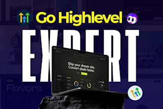 set up your account or design your website perfectly as ghl crm expert