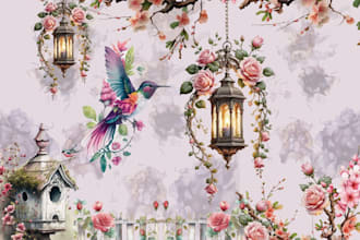 create seamless patterns for custom prints