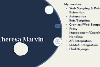 python scripts, automation bots, web scraper, crawler