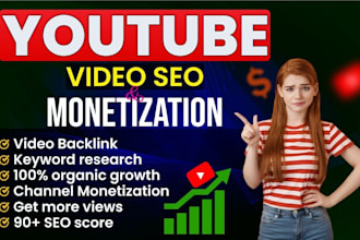 do complete youtube SEO with keyword research and video ranking