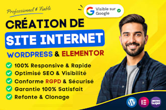 french site, création de site internet wordpress, migrer, copier et réparer
