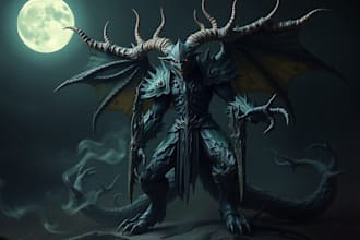 made an awesome fantasy horror character for you