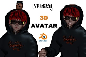 upload edit or create your vrchat avater vr character vr chat vrc avater nsfw