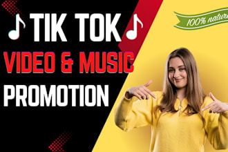 promote your tiktok video grow your channel organically