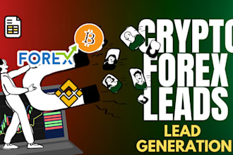 provide or generate active crypto forex lead